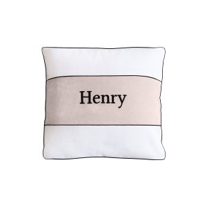 Personalizowana poduszka Modern Classic biała
