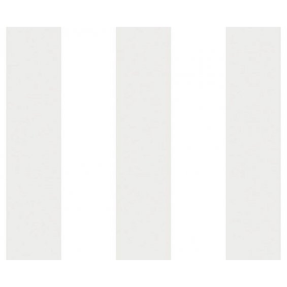 Tapeta w szerokie biało-szare pasy