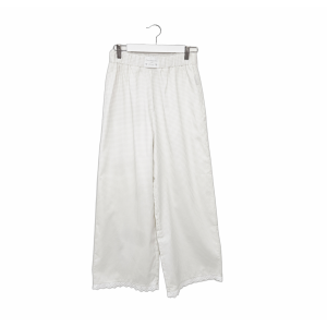 Spodnie do spania w beżową pepitkę