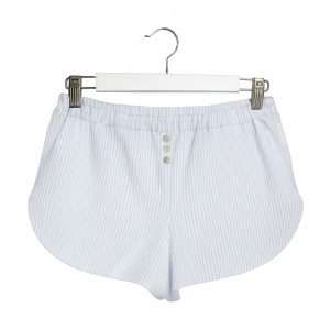 Spodenki do spania w błękitne paseczki z jerseyu