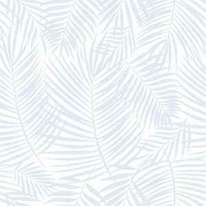 Tapeta w błękitne liście palmowe (na wymiar)
