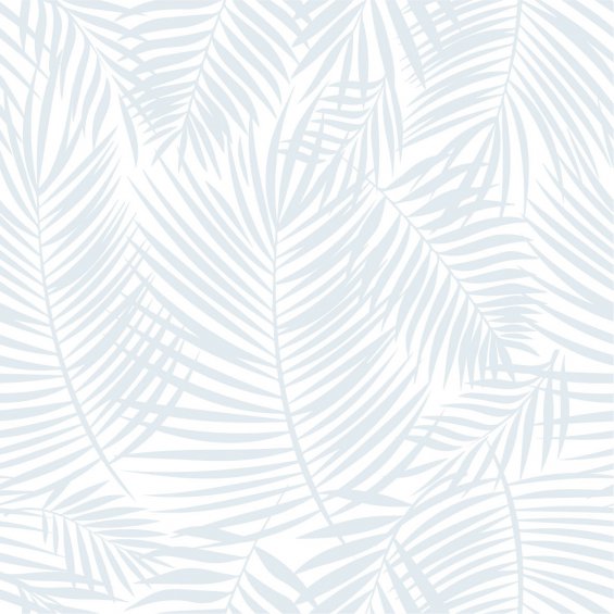 Tapeta w błękitne liście palmowe