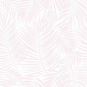 Tapeta w pudrowe liście palmowe (na wymiar)