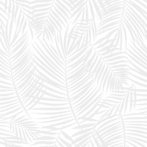 Tapeta w szare liście palmowe (na wymiar)