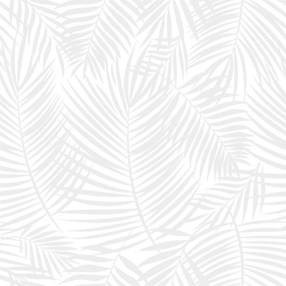 Tapeta w szare liście palmowe