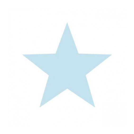 Tapeta marynistyczna z błękitną gwiazdą na białym tle