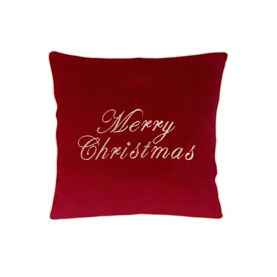 Poduszka Merry Christmas czerwona