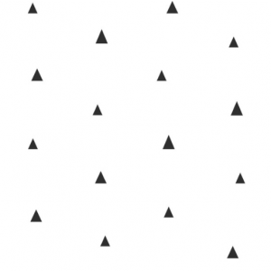Tapeta biała w czarne trójkąciki
