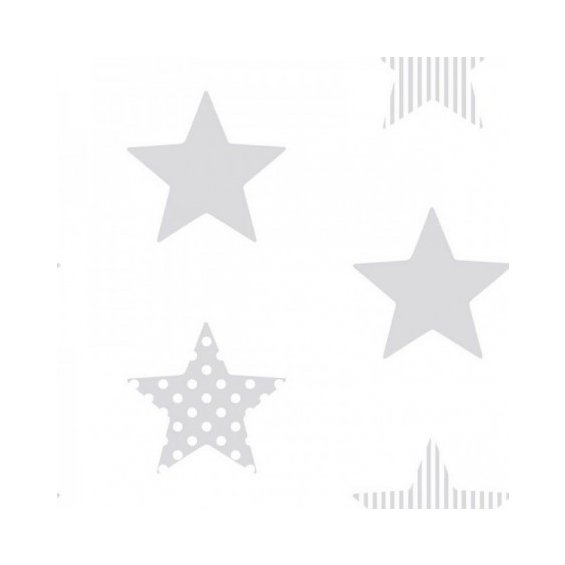 Tapeta-w-srebrne-gwiazdy-na-białym-tle