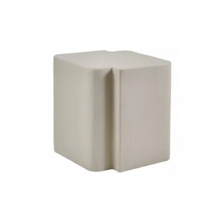 RENAISSANCE - stolik kawowy - tynk wapienny - dł. 40 x szer. 40 x wys. 45 cm - beżowy