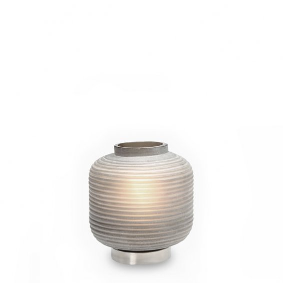 stolik szklany dymiony szarobeżowy, naturalny dąb